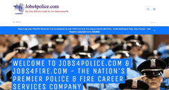 Desktop Screenshot of jobs4police.com