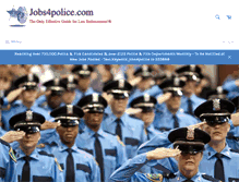 Tablet Screenshot of jobs4police.com